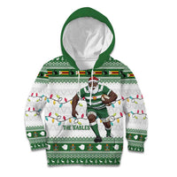 Zimbabwe Rugby Christmas Kid Hoodie The Sables Krismes Yakanaka - Wonder Print Shop