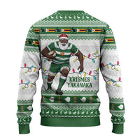 Zimbabwe Rugby Christmas Ugly Christmas Sweater The Sables Krismes Yakanaka - Wonder Print Shop