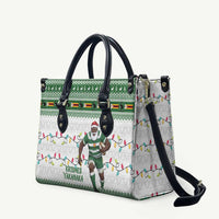 Zimbabwe Rugby Christmas Leather Bag The Sables Krismes Yakanaka - Wonder Print Shop