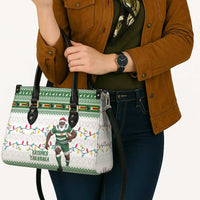 Zimbabwe Rugby Christmas Leather Bag The Sables Krismes Yakanaka - Wonder Print Shop