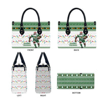 Zimbabwe Rugby Christmas Leather Bag The Sables Krismes Yakanaka - Wonder Print Shop