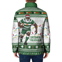 Zimbabwe Rugby Christmas Padded Jacket The Sables Krismes Yakanaka - Wonder Print Shop