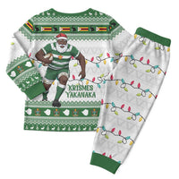 Zimbabwe Rugby Christmas Pajama Set The Sables Krismes Yakanaka - Wonder Print Shop
