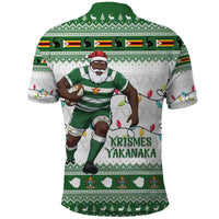 Zimbabwe Rugby Christmas Polo Shirt The Sables Krismes Yakanaka - Wonder Print Shop