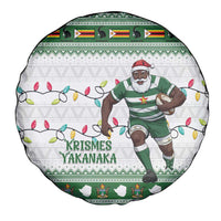 Zimbabwe Rugby Christmas Spare Tire Cover The Sables Krismes Yakanaka - Wonder Print Shop