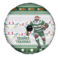 Zimbabwe Rugby Christmas Spare Tire Cover The Sables Krismes Yakanaka - Wonder Print Shop