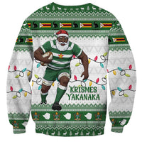 Zimbabwe Rugby Christmas Sweatshirt The Sables Krismes Yakanaka - Wonder Print Shop