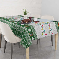 Zimbabwe Rugby Christmas Tablecloth The Sables Krismes Yakanaka - Wonder Print Shop