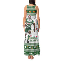 Zimbabwe Rugby Christmas Tank Maxi Dress The Sables Krismes Yakanaka - Wonder Print Shop