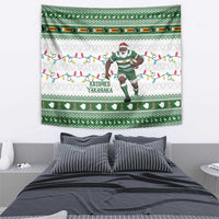 Zimbabwe Rugby Christmas Tapestry The Sables Krismes Yakanaka - Wonder Print Shop