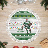 Zimbabwe Rugby Christmas Tree Skirt The Sables Krismes Yakanaka - Wonder Print Shop