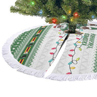 Zimbabwe Rugby Christmas Tree Skirt The Sables Krismes Yakanaka - Wonder Print Shop