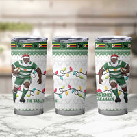 Zimbabwe Rugby Christmas Tumbler Cup The Sables Krismes Yakanaka - Wonder Print Shop
