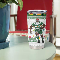 Zimbabwe Rugby Christmas Tumbler Cup The Sables Krismes Yakanaka - Wonder Print Shop