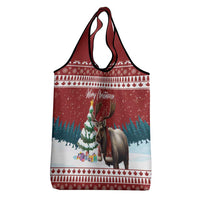 Canada Christmas Grocery Bag Merry Christmoose