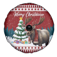 Canada Christmas Spare Tire Cover Merry Christmoose - Wonder Print Shop