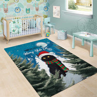 Iceland Christmas Area Rug Merry Yule Cat - Wonder Print Shop