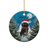 Iceland Christmas Ceramic Ornament Merry Yule Cat - Wonder Print Shop