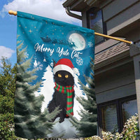 Iceland Christmas Garden Flag Merry Yule Cat - Wonder Print Shop
