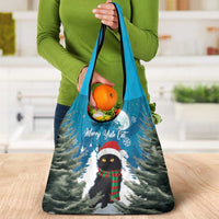 Iceland Christmas Grocery Bag Merry Yule Cat