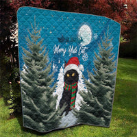 Iceland Christmas Quilt Merry Yule Cat - Wonder Print Shop