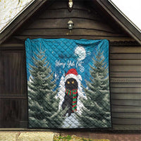 Iceland Christmas Quilt Merry Yule Cat - Wonder Print Shop