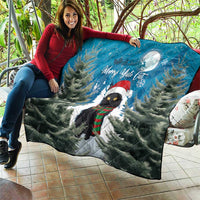 Iceland Christmas Quilt Merry Yule Cat - Wonder Print Shop