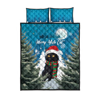 Iceland Christmas Quilt Bed Set Merry Yule Cat - Wonder Print Shop