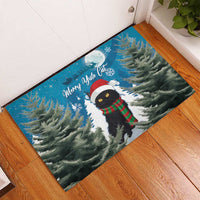 Iceland Christmas Rubber Doormat Merry Yule Cat - Wonder Print Shop