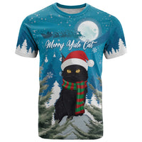 Iceland Christmas T Shirt Merry Yule Cat - Wonder Print Shop
