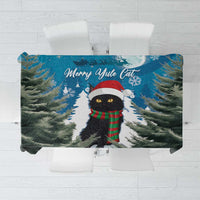 Iceland Christmas Tablecloth Merry Yule Cat - Wonder Print Shop