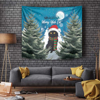 Iceland Christmas Tapestry Merry Yule Cat - Wonder Print Shop