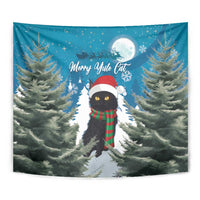 Iceland Christmas Tapestry Merry Yule Cat - Wonder Print Shop