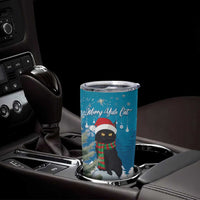 Iceland Christmas Tumbler Cup Merry Yule Cat - Wonder Print Shop