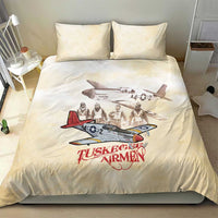 Tuskegee Red Tails Airmen Bedding Set History Aviator Heroes Retro Style - Wonder Print Shop