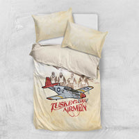 Tuskegee Red Tails Airmen Bedding Set History Aviator Heroes Retro Style - Wonder Print Shop