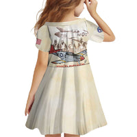 Tuskegee Red Tails Airmen Family Matching Off Shoulder Maxi Dress and Hawaiian Shirt History Aviator Heroes Retro Style - Wonder Print Shop