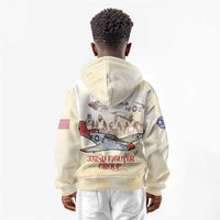 Tuskegee Red Tails Airmen Kid Hoodie History Aviator Heroes Retro Style - Wonder Print Shop