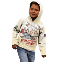Tuskegee Red Tails Airmen Kid Hoodie History Aviator Heroes Retro Style - Wonder Print Shop