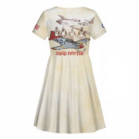 Tuskegee Red Tails Airmen Kid Short Sleeve Dress History Aviator Heroes Retro Style - Wonder Print Shop