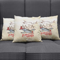 Tuskegee Red Tails Airmen Pillow Cover History Aviator Heroes Retro Style - Wonder Print Shop