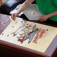 Tuskegee Red Tails Airmen Puzzle History Aviator Heroes Retro Style - Wonder Print Shop