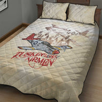 Tuskegee Red Tails Airmen Quilt Bed Set History Aviator Heroes Retro Style - Wonder Print Shop