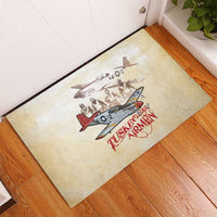 Tuskegee Red Tails Airmen Rubber Doormat History Aviator Heroes Retro Style - Wonder Print Shop