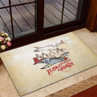 Tuskegee Red Tails Airmen Rubber Doormat History Aviator Heroes Retro Style - Wonder Print Shop