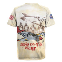 Tuskegee Red Tails Airmen Rugby Jersey History Aviator Heroes Retro Style - Wonder Print Shop