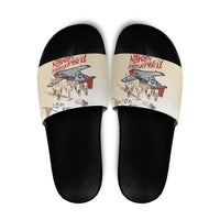 Tuskegee Red Tails Airmen Slide Sandals History Aviator Heroes Retro Style - Wonder Print Shop