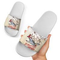 Tuskegee Red Tails Airmen Slide Sandals History Aviator Heroes Retro Style - Wonder Print Shop