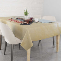 Tuskegee Red Tails Airmen Tablecloth History Aviator Heroes Retro Style - Wonder Print Shop