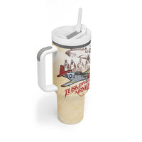 Tuskegee Red Tails Airmen Tumbler With Handle History Aviator Heroes Retro Style - Wonder Print Shop